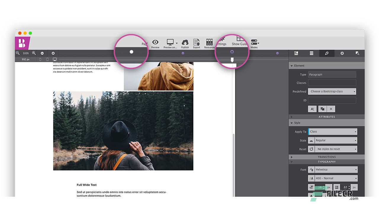CoffeeCup Responsive Bootstrap Builder 2.5.361