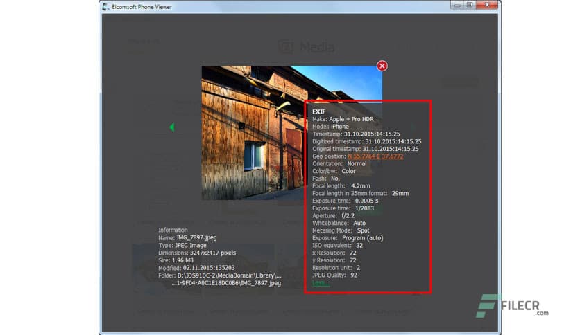 Elcomsoft Phone Viewer Forensic Edition 5.40.39058
