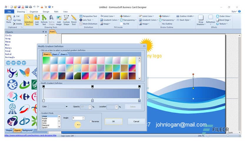 EximiousSoft Business Card Designer Pro 5.24