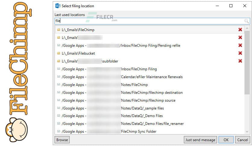 FileChimp for Microsoft Outlook 3.0.0