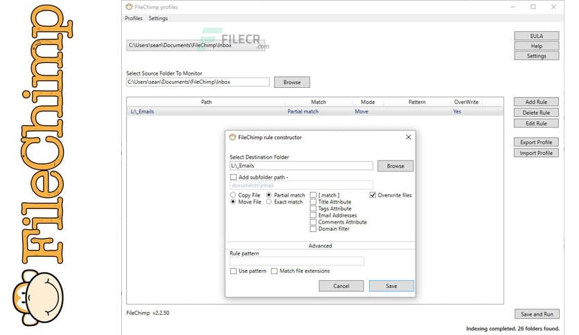 FileChimp for Microsoft Outlook 3.0.0