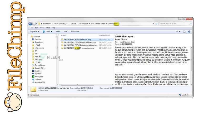 FileChimp for Microsoft Outlook 3.0.0