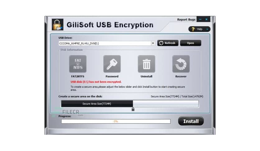 GiliSoft USB Stick Encryption 12.6