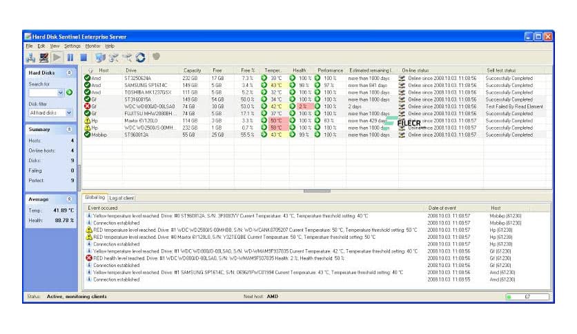 Hard Disk Sentinel Enterprise Server 1.47
