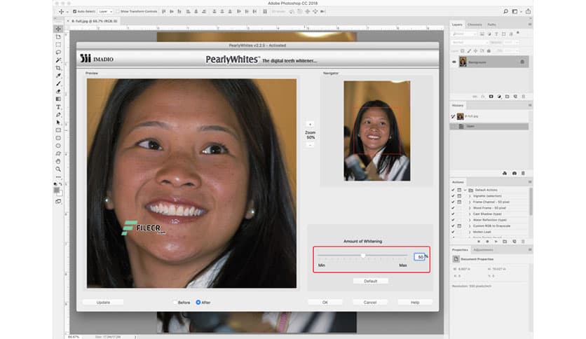 Imadio PearlyWhites Photoshop Plug-In 3.0.2