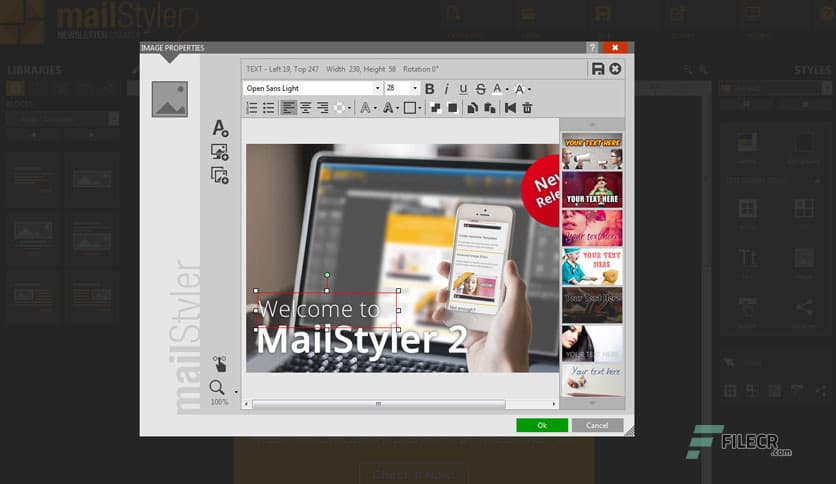 MailStyler Newsletter Creator Pro 2.22.10.03