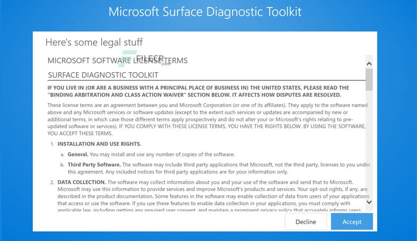 Microsoft Surface Diagnostic Toolkit 2.233.139.0