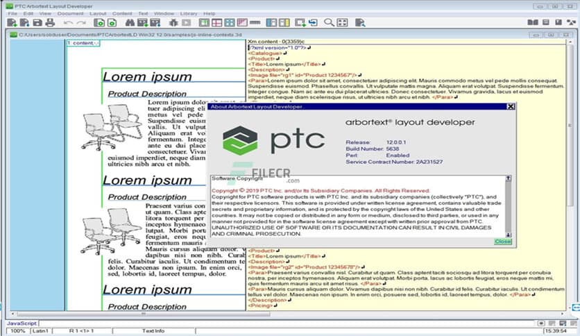 PTC Arbortext Layout Developer 12.1.1.0