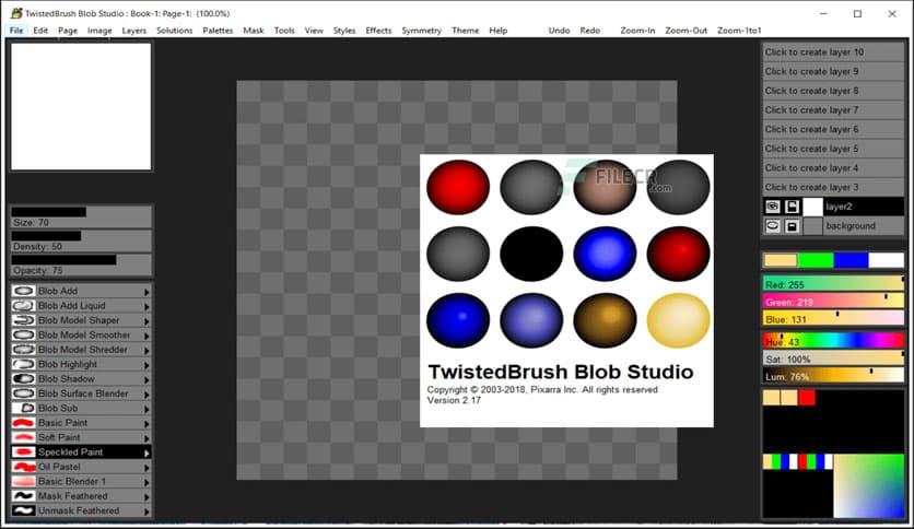 Pixarra TwistedBrush Blob Studio 5.04