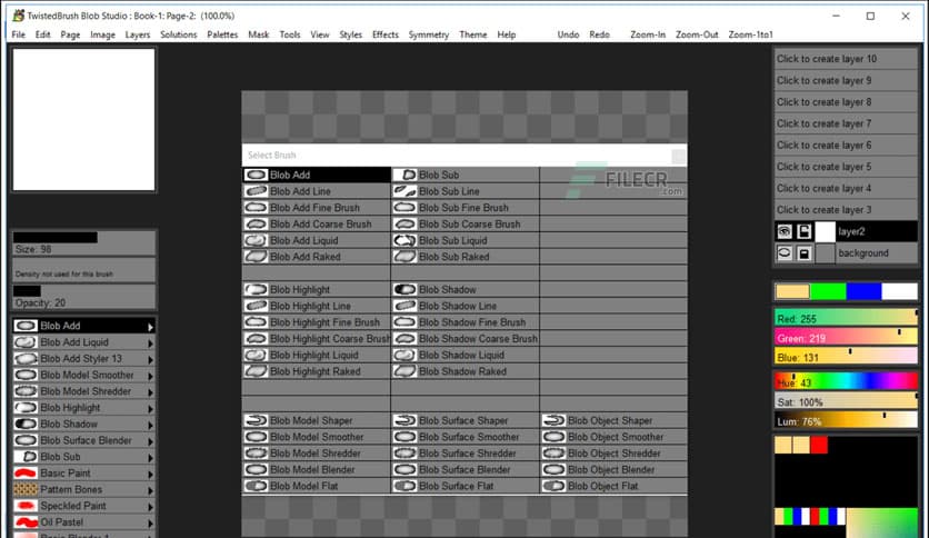 Pixarra TwistedBrush Blob Studio 5.04