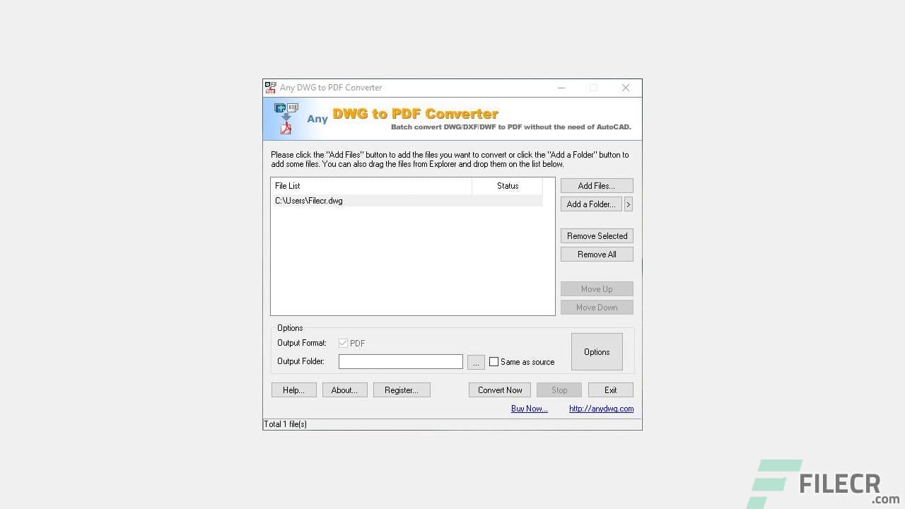 Any DWG to PDF Converter Pro 2023.0