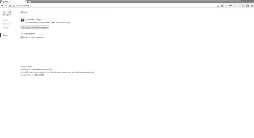 Comodo Dragon Browser 134.0.6998.179