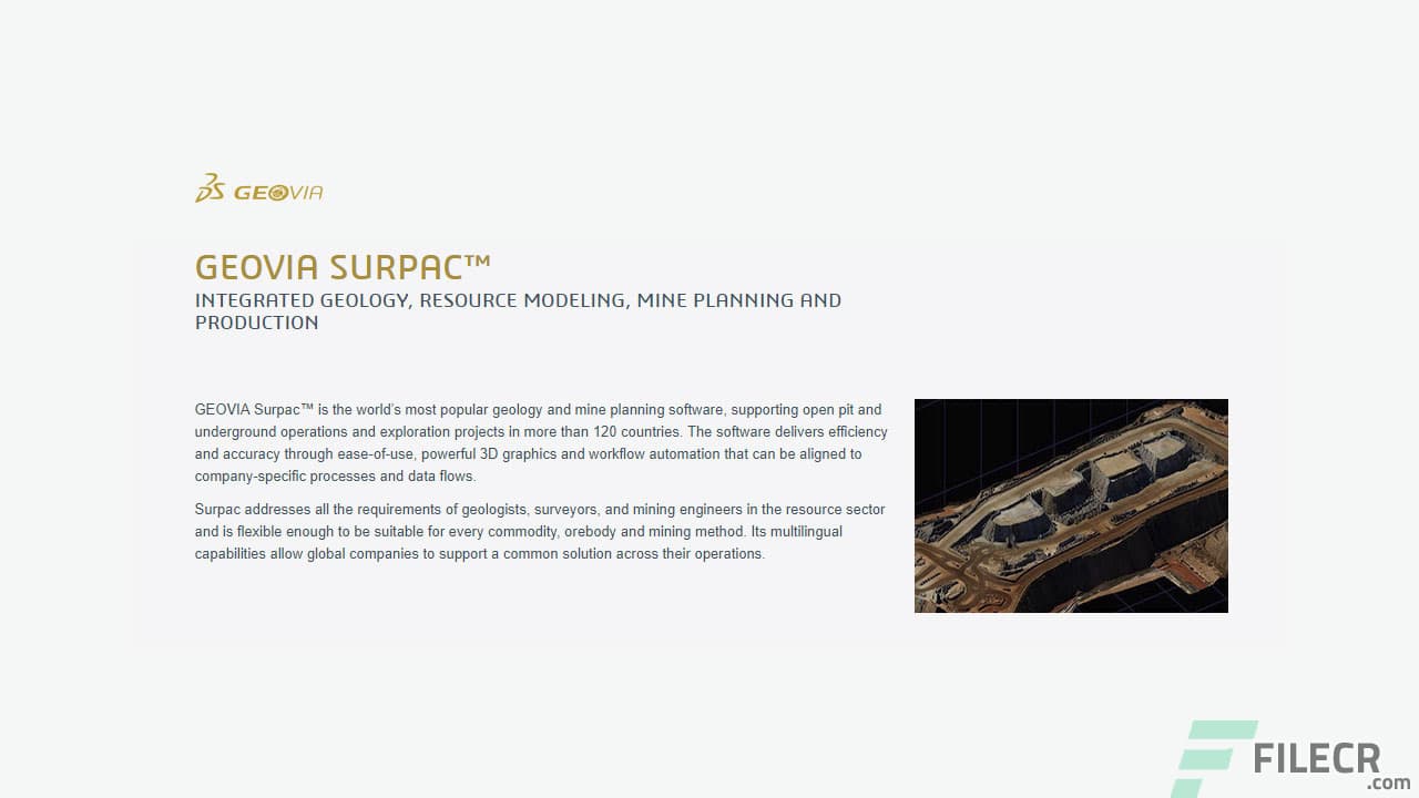 GEOVIA Surpac 6.7.4 + Gemcom Surpac 6.5.1