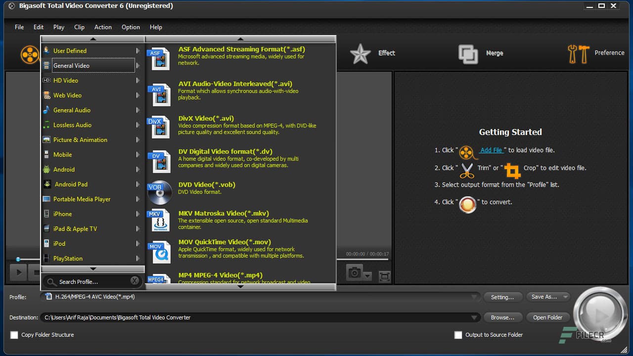 Bigasoft Total Video Converter 6.6.2.9498