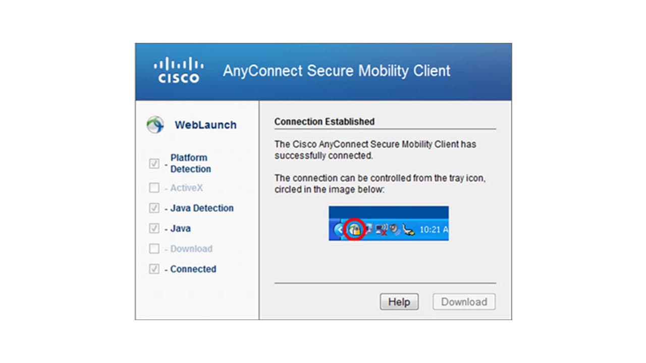 Cisco AnyConnect Secure Mobility Client 5.0.00529