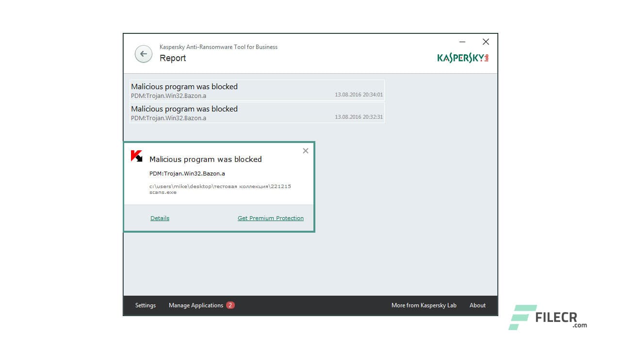 Kaspersky Anti-Ransomware Tool 6.6.0.156