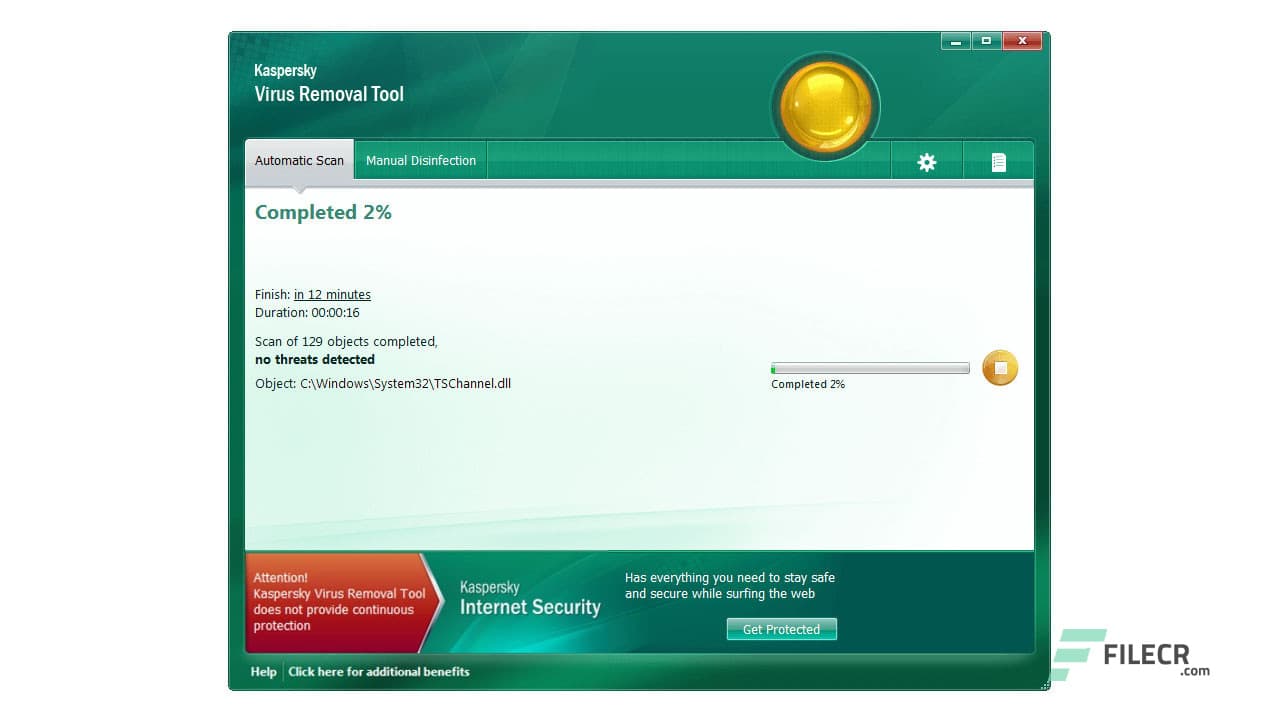 Kaspersky Virus Removal Tool 20.0.14.0