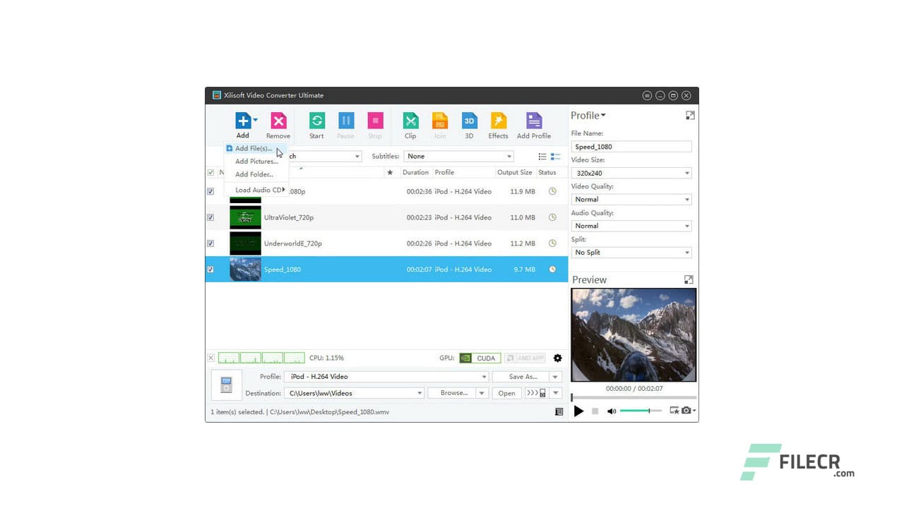 Xilisoft Video Converter Ultimate 7.8.26