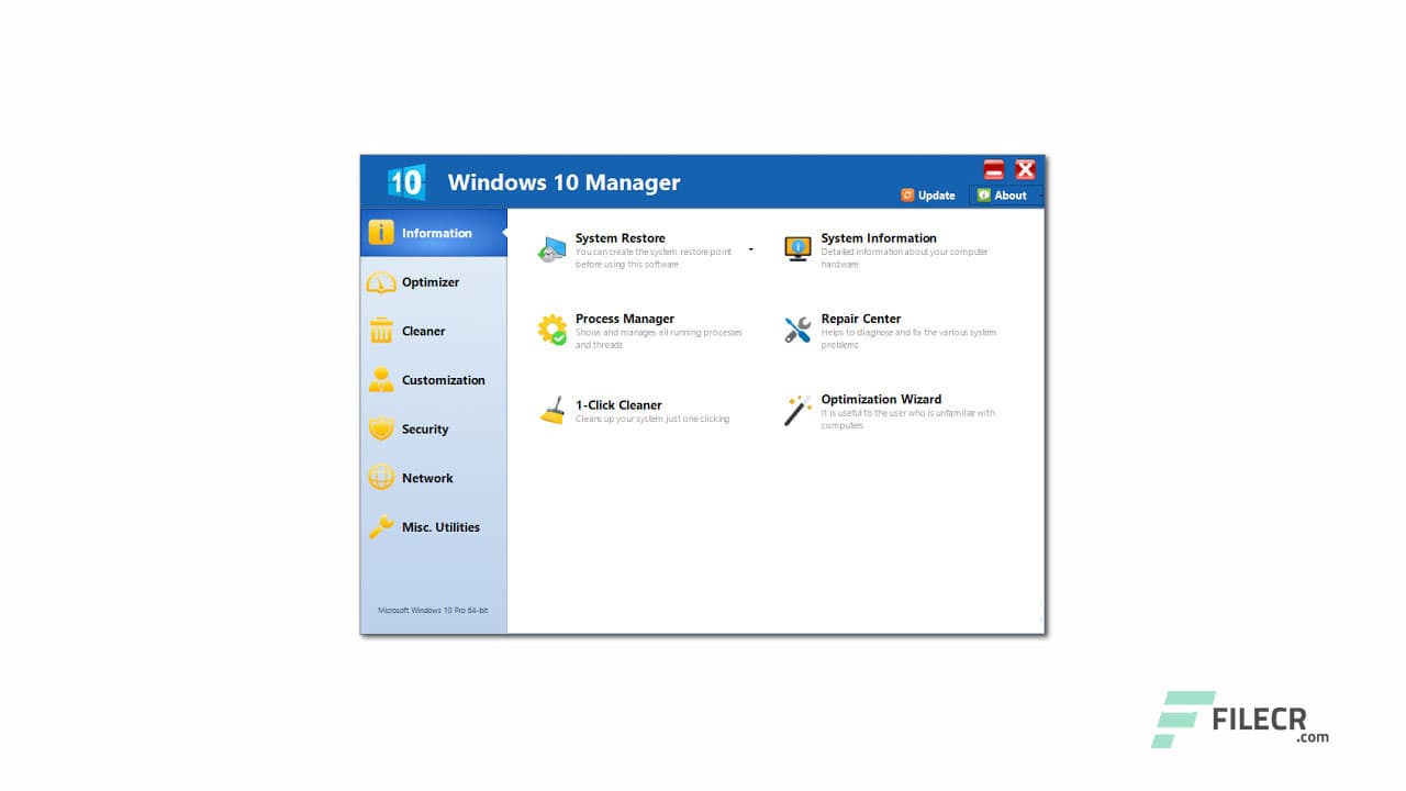 Yamicsoft Windows 10 Manager 3.9.4