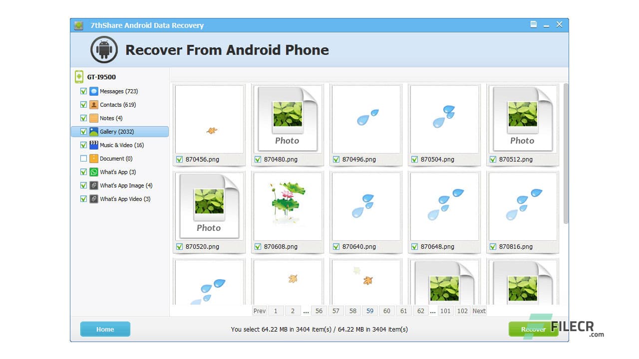7thShare Android Data Recovery 2.6.8.8