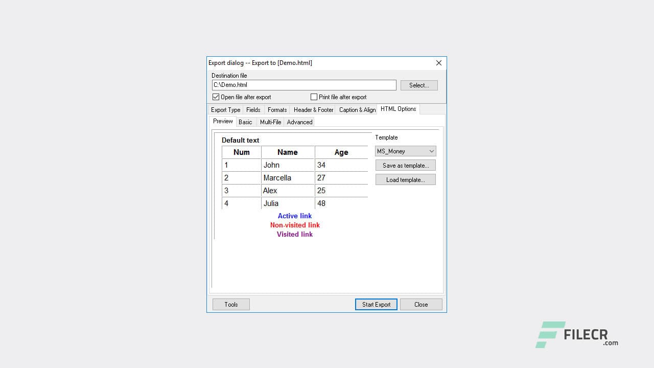 EMS Advanced Data Export VCL Suite 4.15