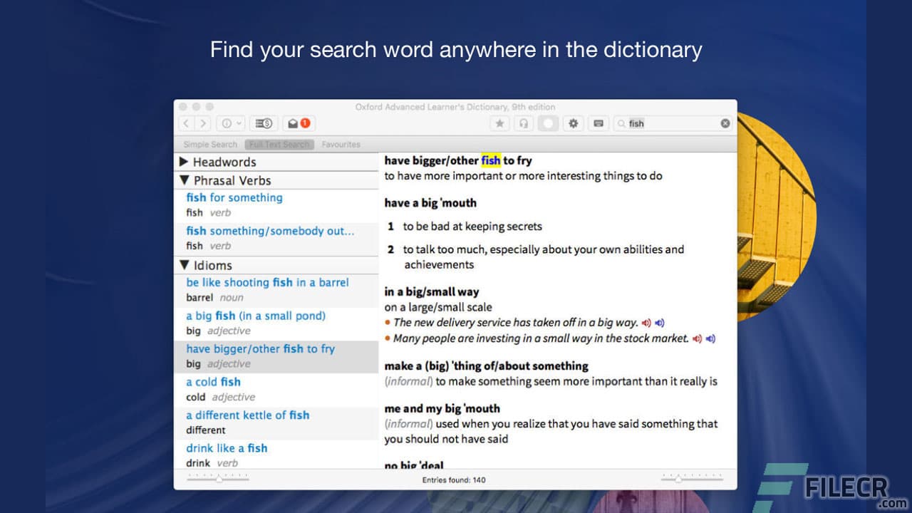 Oxford Advanced Learner’s Dictionary 1.1.2.19