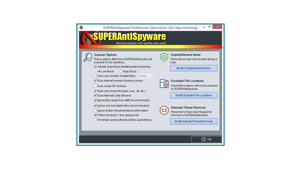 SUPERAntiSpyware Professional 10.0.1282