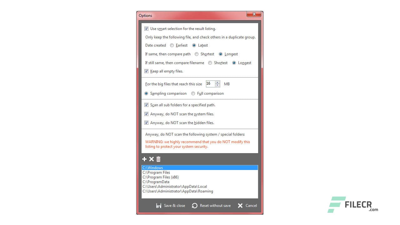 TriSun Duplicate File Finder Plus 18.0.083