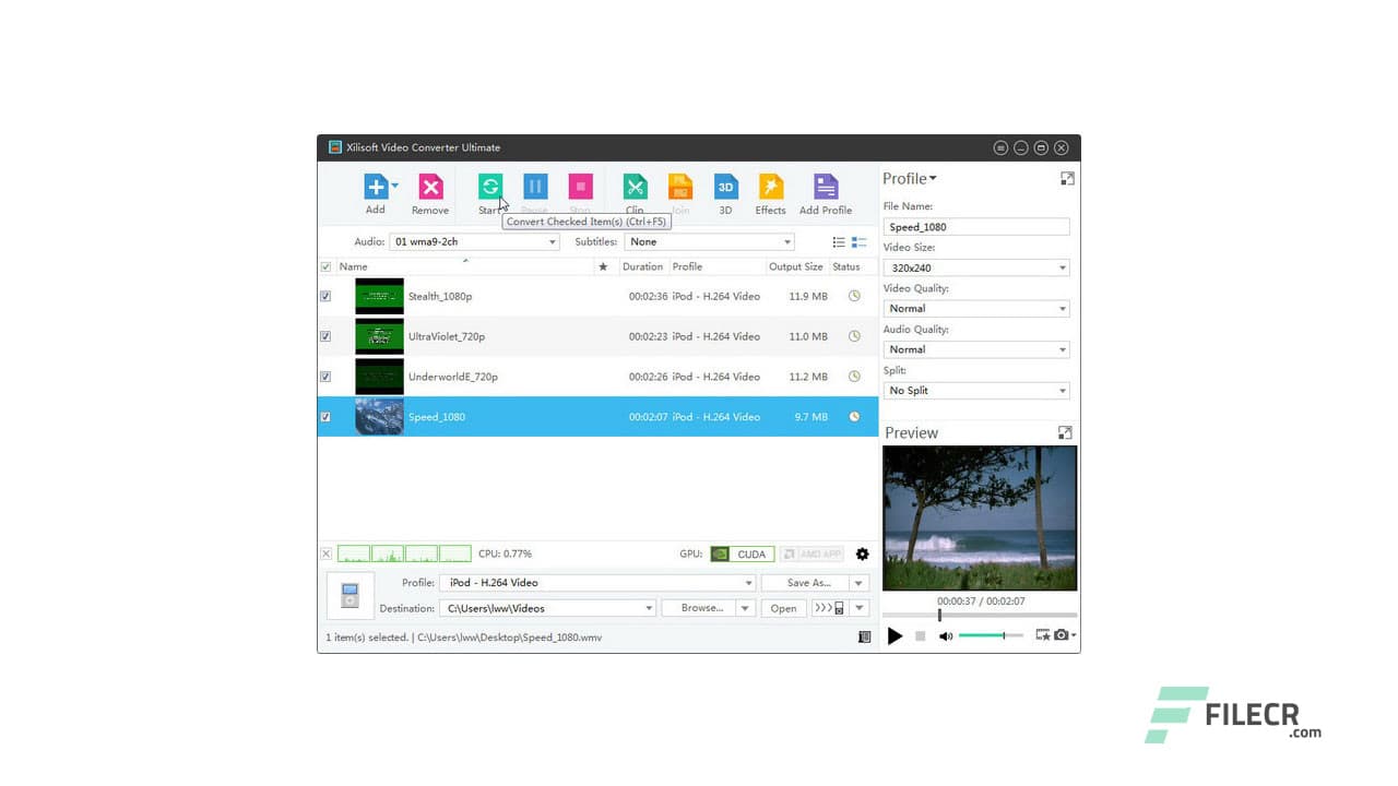 Xilisoft Video Converter Ultimate 7.8.26