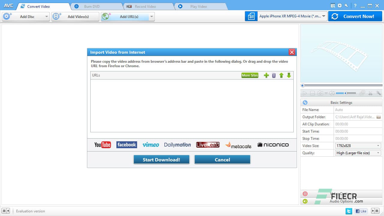 Any Video Converter 7.1.8 Professional / Ultimate