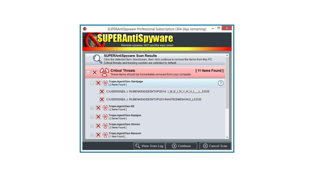SUPERAntiSpyware Professional 10.0.1282