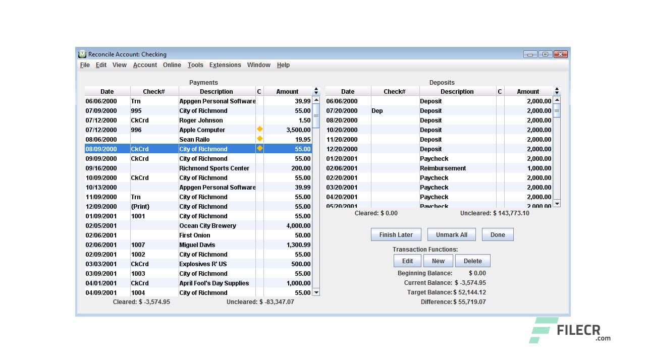 The Infinite Kind Moneydance 2024.4.5253