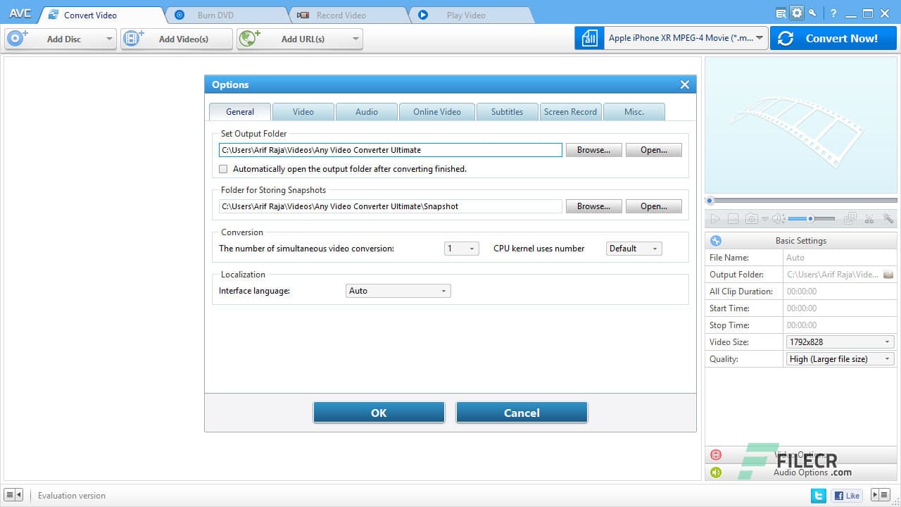Any Video Converter 7.1.8 Professional / Ultimate