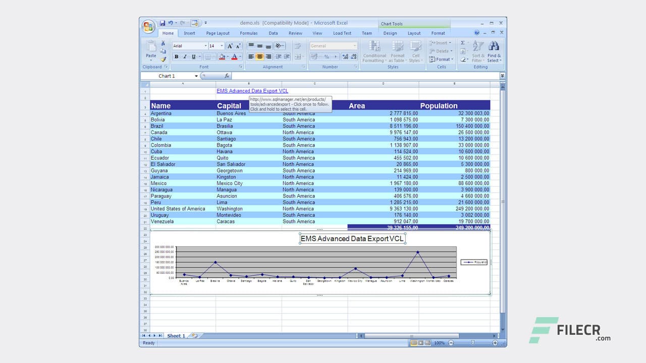EMS Advanced Data Export VCL Suite 4.15