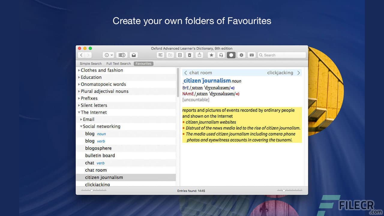 Oxford Advanced Learner’s Dictionary 1.1.2.19