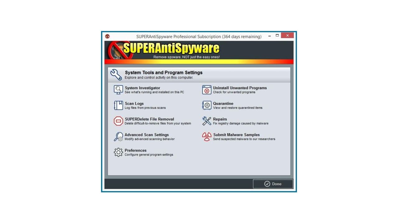 SUPERAntiSpyware Professional 10.0.1282
