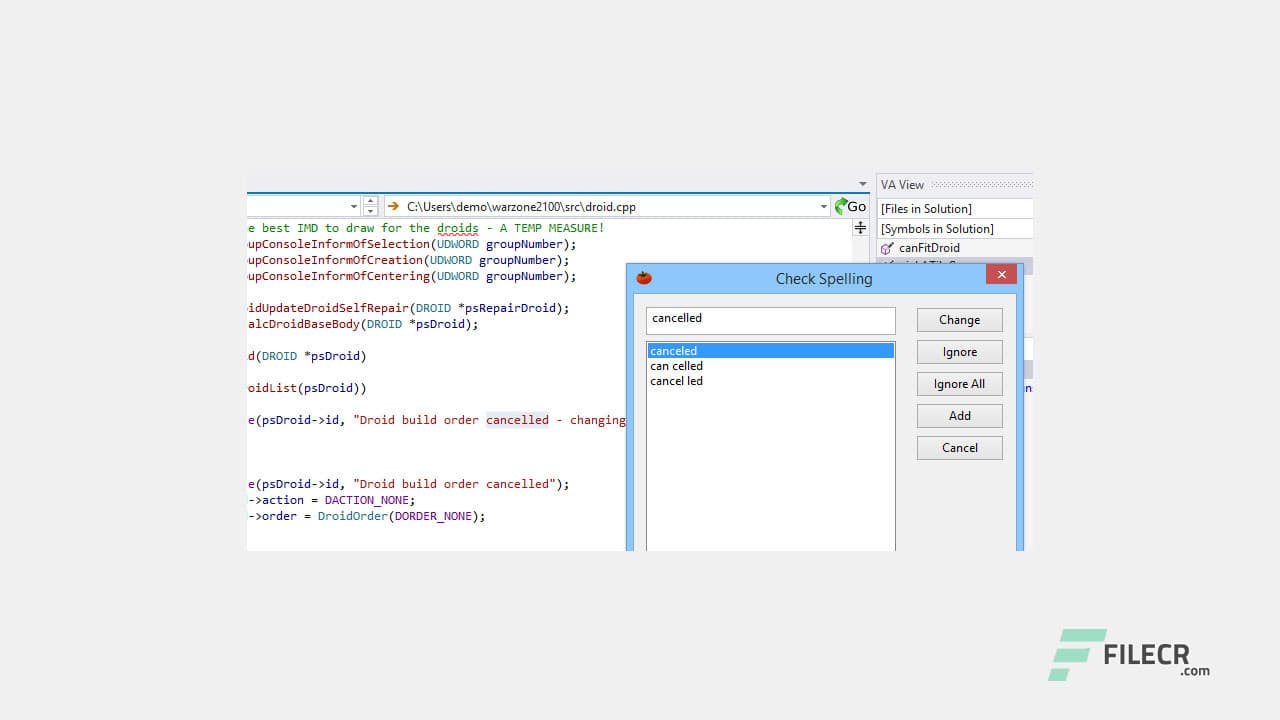 Visual Assist X 10.9.2341.2
