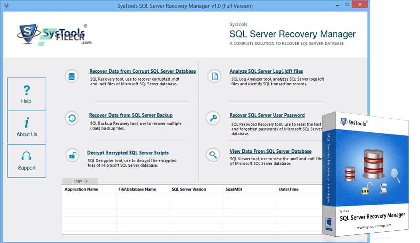 SysTools SQL Server Recovery Manager 7.1