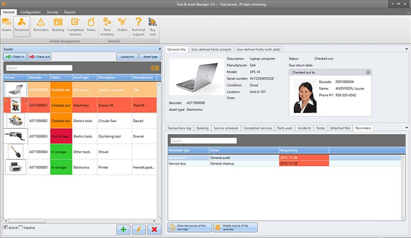 Vinitysoft Tool & Asset Manager 2025.3.11.0