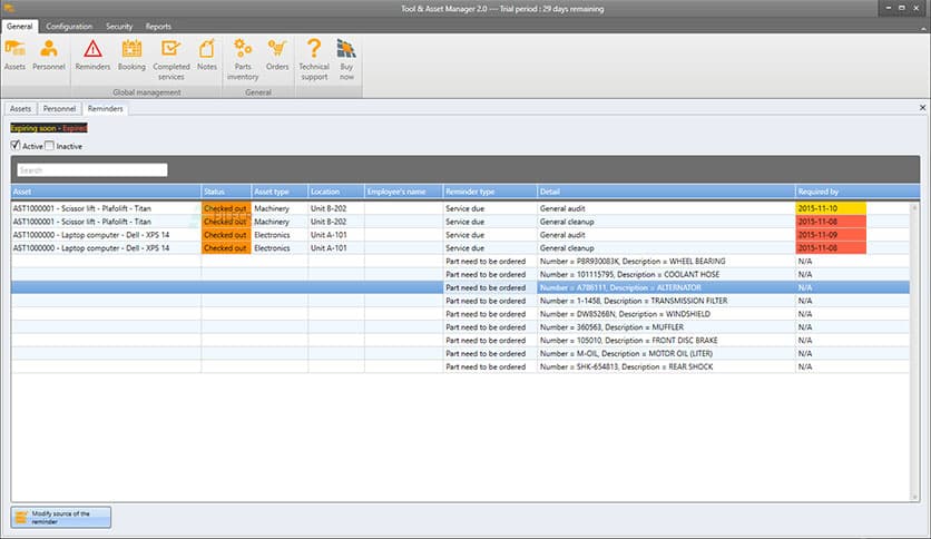 Vinitysoft Tool & Asset Manager 2025.3.11.0