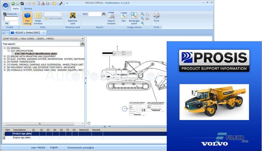 Volvo PROSIS Offline 2019.01 Full v3.16.28