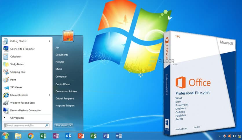 Windows 7 Ultimate SP1 With Office 2013