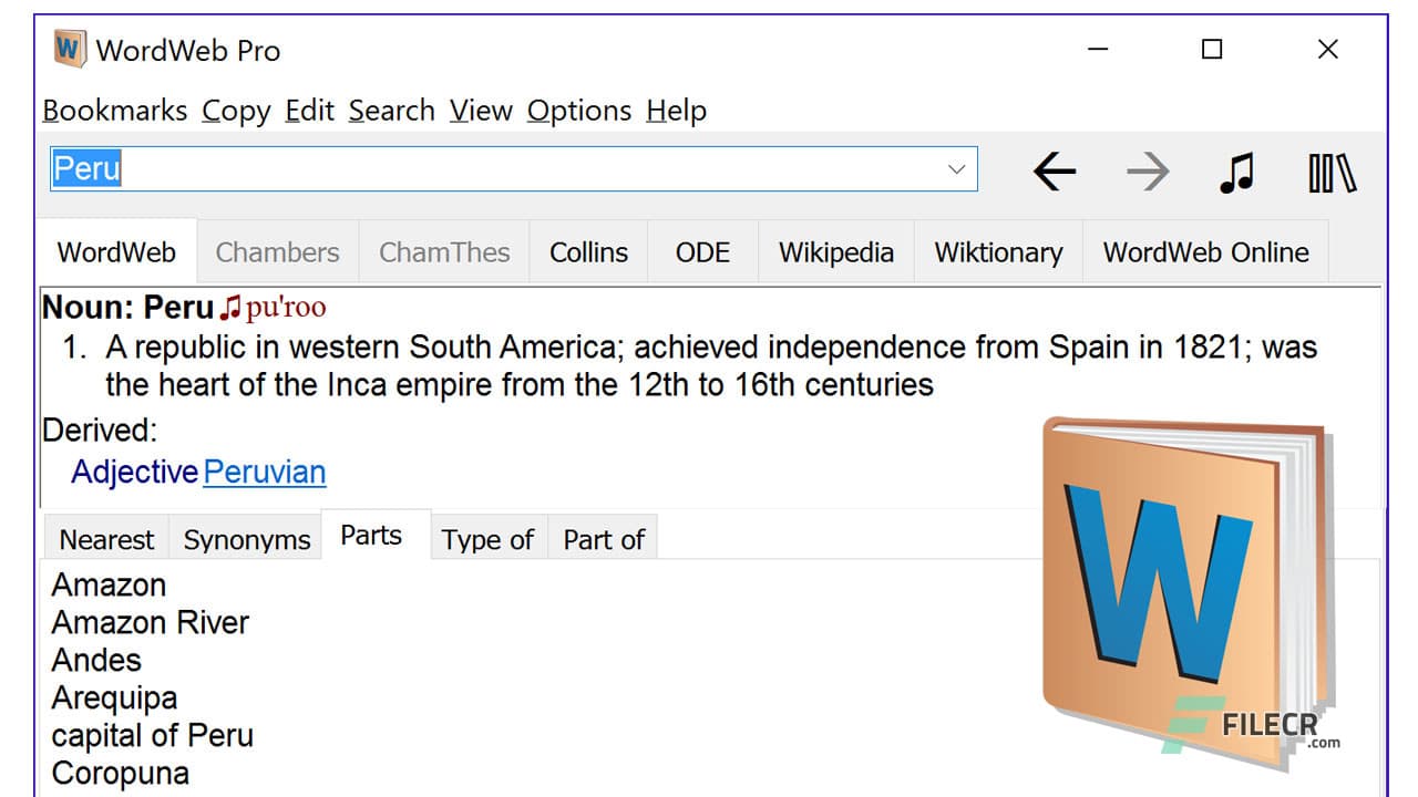 WordWeb Pro Ultimate Reference Bundle 10.55