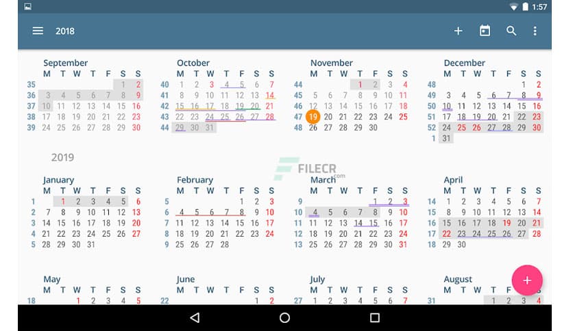 aCalendar+ Calendar & Tasks 2.9.6 build 2009600