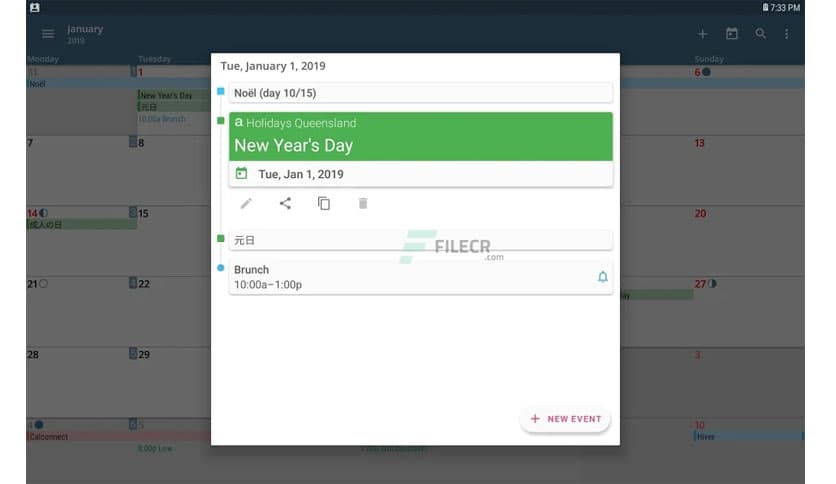 aCalendar+ Calendar & Tasks 2.9.6 build 2009600