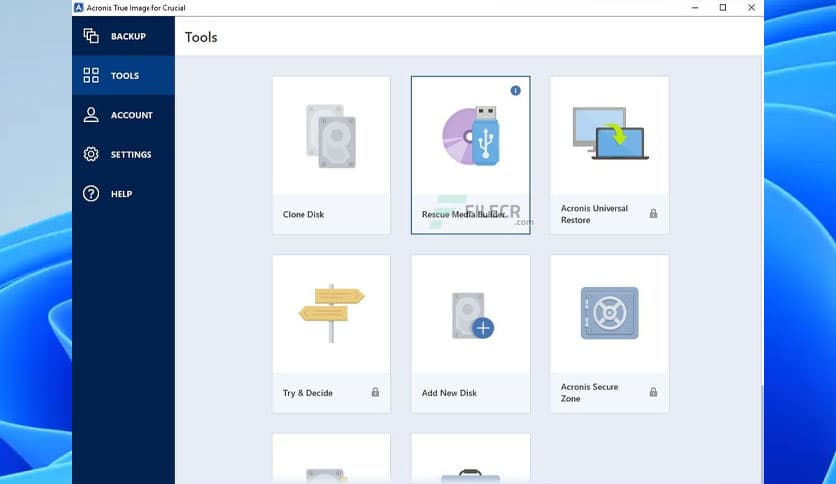 Acronis True Image for Crucial 27.0.1