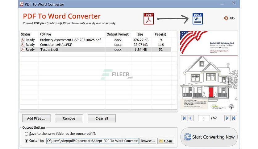 Adept PDF to Word Converter 4.10