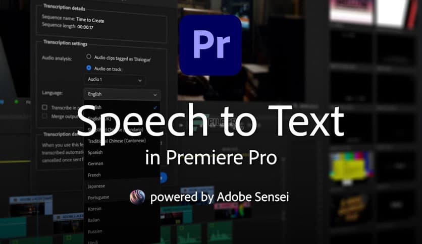 Adobe Speech to Text v2.1.6 for Premiere Pro