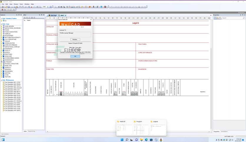 Advanced Logic Technology WellCAD v5.5