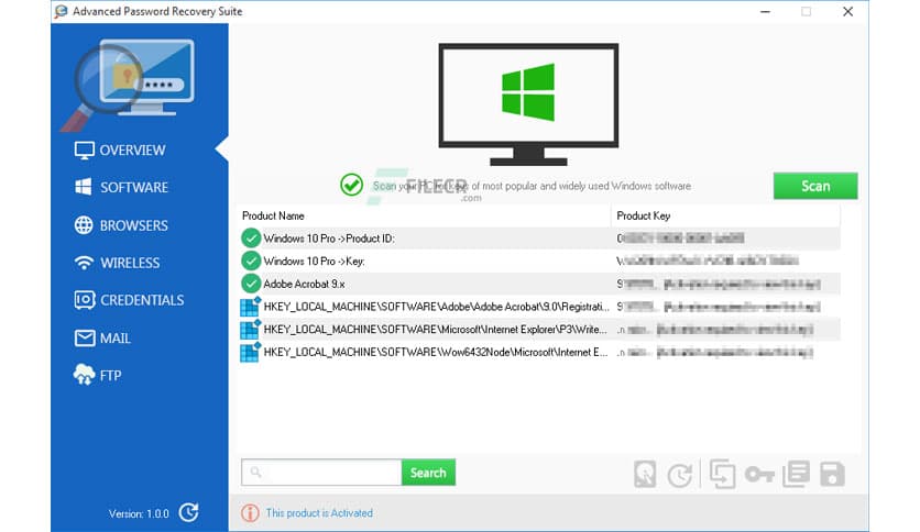 Advanced Password Recovery Suite 2.3.0